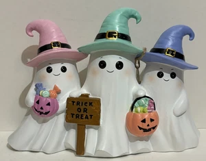 RARA NUOVA FIGURA HALLOWEEN 9'' - GOBLIN & GHOUL - FANTASMI CARINI - DOLCETTO O SCHERZETTO - Foto 1 di 2