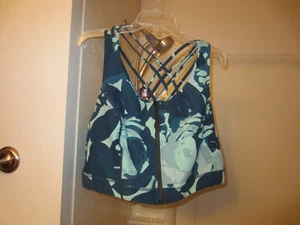 NWOT women's sports bra Happy Camper by Torrid Size 4 PLUS SEXY STRAPS - Picture 1 of 13