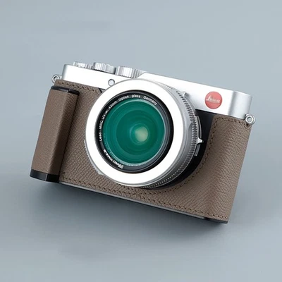 Real Leather Camera Bag Case Grip Cover Belt Strap For Leica D-LUX7 DLUX Typ109 - Image 1 of 4