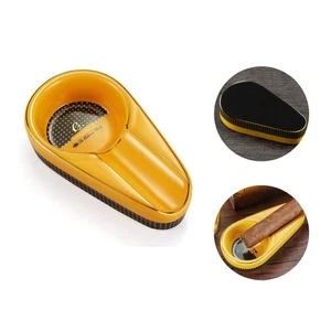Cenicero de cigarros de cerámica de viaje Galiner con 1 soporte de ranura mini bolsillo portátil regalo - Imagen 1 de 6