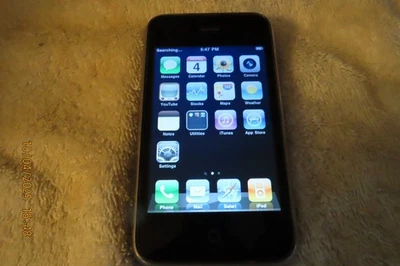 Vintage Apple iPhone 3G  A1241 AT&T Black 8GB IOS 4.2.1 TESTED WORKING VGC - Image 1 of 4