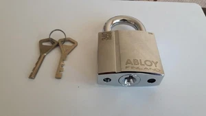 Abloy PL340 / 25 C/High Security Steel Padlock /With 2 keys - Picture 1 of 4