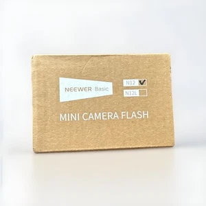 Mini Camera Flash NEEWER BASICS N12 5600K LCD for Canon Nikon Sony Fujifilm - Picture 1 of 7
