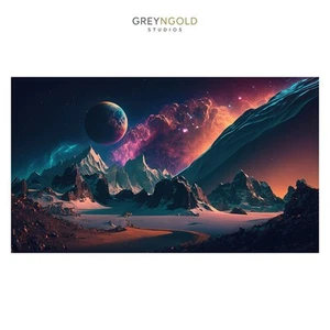 Beautiful Space Creative Art Poster Wall Art Print pick size A4/A3/A2/90x60cm - Bild 1 von 1
