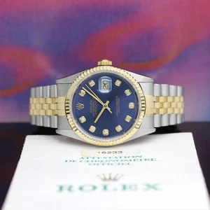 Rolex Datejust Stahl / Gold Ref: 16233 mit Rolex Box & Papiere von 1999 - Bild 1 von 16