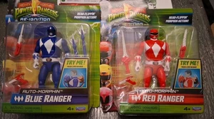 Power Rangers Re-Ignition Auto Morphin Blue & RED Ranger Action Figure 2025 - Picture 1 of 2