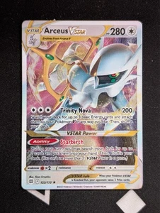 Arceus VSTAR - 123/172 - Pokemon Brilliant Stars Sword Shield Metal Card NM - Picture 1 of 2