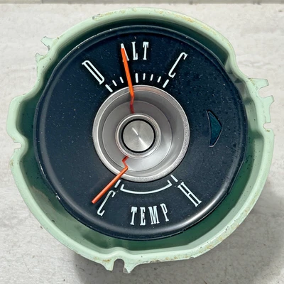 1967 Ford Thunderbird 67 Alternator & Temperature Gauge Tested Working - Image 1 of 4