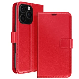 Mayaxess Case for iPhone 16 Pro Max Wallet with Lanyard, Red - Picture 1 of 6