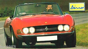 FIAT DINO SPEC SHEET/Brochure/Pamphlet/Catalog:1969,... - Picture 1 of 4