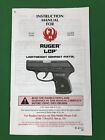 Ruger LCP .380 Caliber Blued Steel Compact Pistol INSTRUCTION MANUAL SC4/11C R3