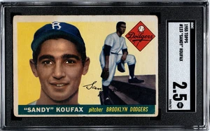 1955 Topps Sandy Koufax RC HOF SGC 2.5 Good+ - Picture 1 of 4