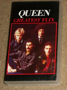 Queen Greatest Flix VHS New Import PAL - Picture 1 of 4