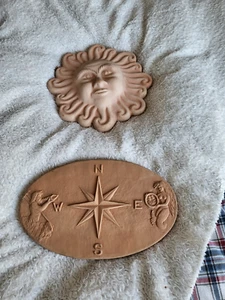 2 tolle Terrakotta/Ton Figuren f.Garten/Deko,Abruzzovasi,Lavorato a Mano,Italien - Bild 1 von 3