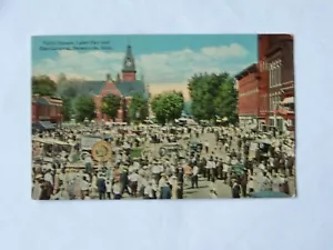 Nelsonville Ohio OH Public Square Labor Day Alci Carnevale primi '900 - Foto 1 di 2