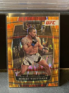 2022 Select UFC Robert Whittaker Orange Flash Prizm Concourse - Imagen 1 de 1