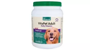 NaturVet VitaPet Adult Vitamins plus Breath Aid for Dogs, 365 Count, Exp 09/2025 - Picture 1 of 1