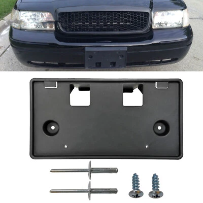 For 1998-11 Ford Crown Victoria Front License Plate Tag Frame Bracket Holder Foto 1 de 4
