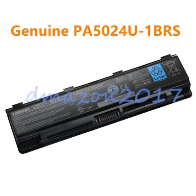 Genuine PA5024U-1BRS Battery For Toshiba Satellite C850 PABAS260 C55T C855D 48WH - Image 1 of 4
