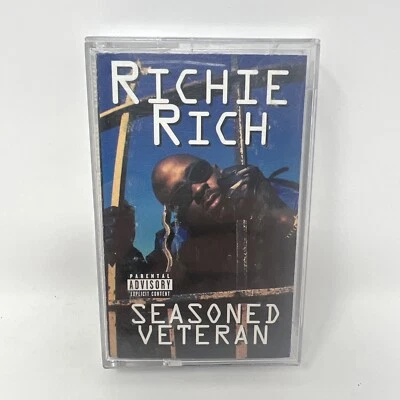 RICHIE RICH SEASONED VETERAN 1996 RAP TAPE CASSETTE DEF JAM - Image 1 of 4