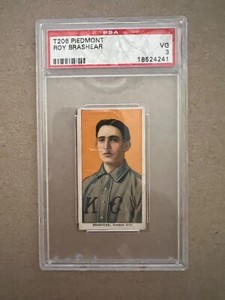 1909-11 T206 roy Brashear PSA 3 Piedmont 350