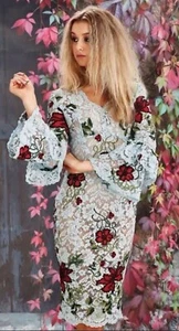 Trelise Cooper couture "Cocktail hour" dress in lace baby lace size UK10 BNWT - Picture 1 of 14