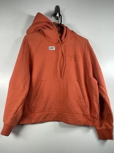 Women’s Y-3 Adidas Orange Classic Chest Logo Sweatshirt Hoodie Size Medium 26x23 - Picture 1 of 9