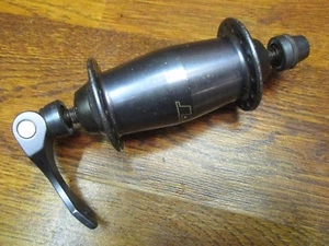 VINTAGE GT LAUF 28H 100 X 9mm QR VORDERRADNABE & SPIESS von HADLEY - BLAU ELOXIERT - Bild 1 von 5