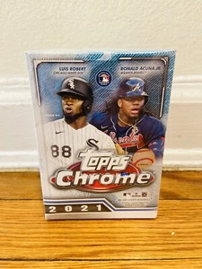 2021 TOPPS CHROME BASEBALL BLASTER BOX - SKUBAL CHISHOLM RC PRIZM OHTANI - Picture 1 of 6