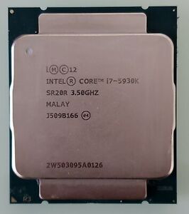 Intel Core i7-5930K CPU Processor 15M Cache, up to 3.70 GHz 6 Cores FCLGA2011-3