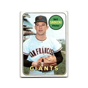 Ray Sadecki 1969 Topps #125 San Francisco Giants Baseball Card EX - Picture 1 of 3
