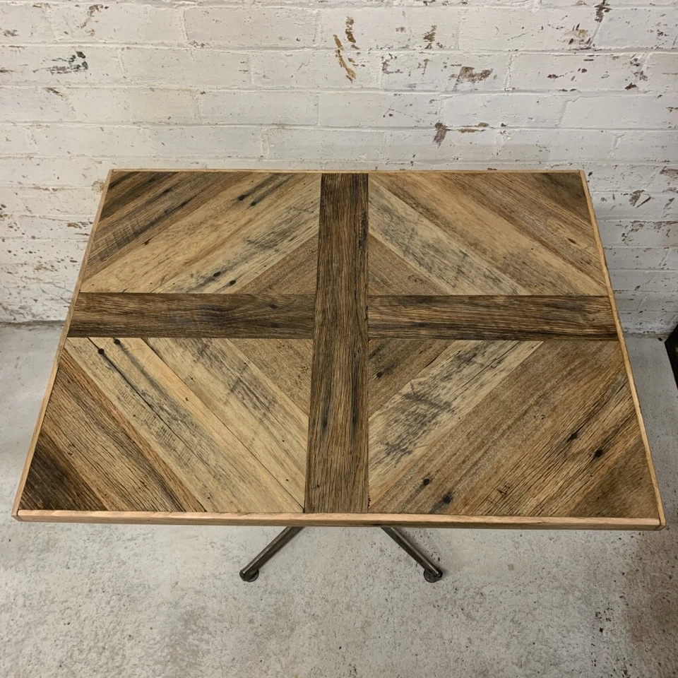 Distressed Cafe Table Tops, Rustic Wood, Custom Sizes Available, Handmade - image 1 of 4