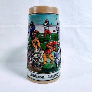 1990 Budweiser Salutes The Gridiron Legacy Football Sport Series Stein - Bild 1 von 9