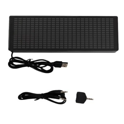 Audio Analyzer VU Meter Music Spectrum Indicator 21.8*2.8*7.2cm Durable - Image 1 of 4