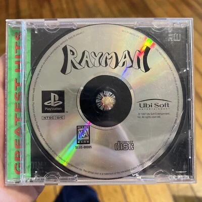 Rayman Sony PlayStation 1 PS1 PSOne Greatest Hits Juego Estuche y Juego - Sin Manual Foto 1 de 4