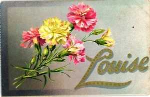 Vintage Posted August 28 19 ?? AK LOUISE Namenspostkarten Serie Nr 131 - Bild 1 von 2