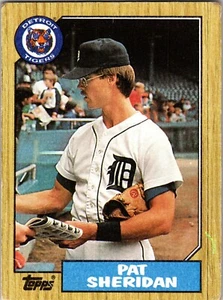 Tarjeta comercial Pat Sheridan 1987 Topps #234 MLB Grandes Ligas Béisbol Detroit Tiger - Imagen 1 de 2