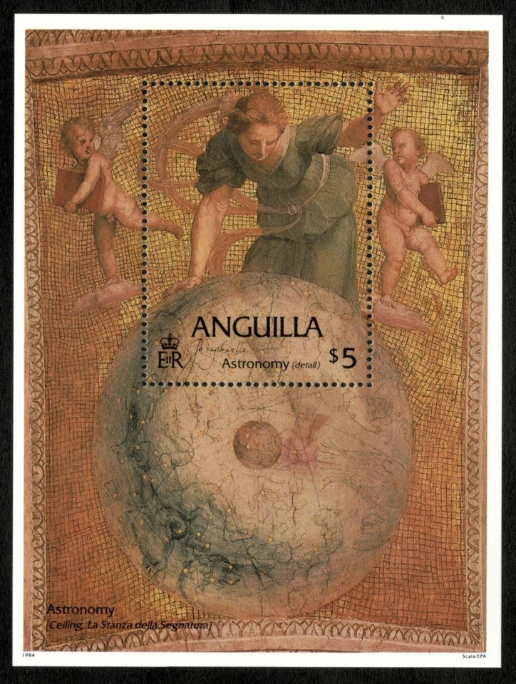 Anguilla 1984 - Easter, Raphael Fresco Detail - Souvenir Sheet - Scott 577 - MNH - Image 1 of 1