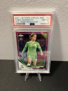 2021-22 Topps Chrome Women's Tabea Wassmuth Pink Refractor /150 PSA 10 Gem Mint