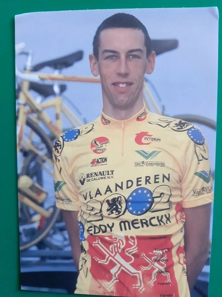 CYCLISME carte cycliste BERT ROESEMS équipe  VLAANDEREN 2002 EDDY MERCKX 1997 - Photo 1/1
