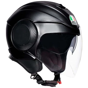 Casco jet AGV Orbyt Solid Nero Opaco - Foto 1 di 7