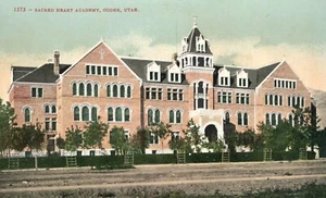 Sacred Heart Academy for Girls Ogden Utah Edward H Mitchell Postcard - Picture 1 of 2