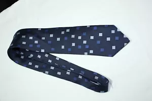 Vintage Gianni Ricci blue 100% silk tie - Picture 1 of 4