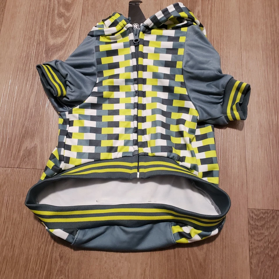 Fresh Pawz Neon Bricks Dog Pet Hoodie with Back Pocket XL Extra Large,  NWOT - Image 1 of 4