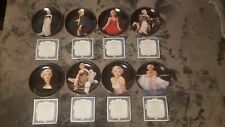 Marilyn Monroe Mint Set Of 8 Bradford Exchange Collector Plates, See Photos!!!