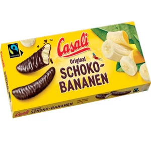 Casali Bananen Schaumzuckerstücke mit Schokoladenüberzug 300g - Picture 1 of 1