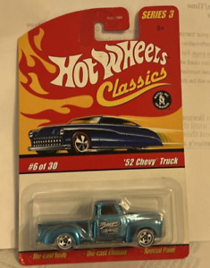 Hot Wheels Classics Series 3 Spectraflame light blue 1952 Chevy Pickup Truck