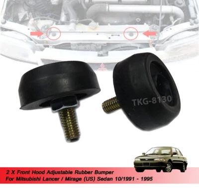 Parachoques delantero ajustable para Mitsubishi Mirage sedán 1991 1992 1993-1995 Foto 1 de 4