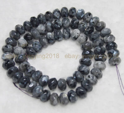 Lots 5x8mm Faceted Multicolor Jade Gemstone Abacus Rondelle Loose Beads 15" - Изображение 1 из 4