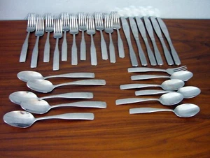 Cambridge Madison Stainless Flatware Lot 28 Pc Forks spoon knife - Picture 1 of 6